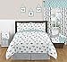 Sweet Jojo Designs Baby/Kids Clothes Laundry Hamper for Turquoise Blue and Gray Earth and Sky Nature Birds Bedding
