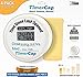 TimerCap Stopwatch Pill Organizer Case for Daily Medicine Planner (2 Pack - 1 Wide Mouth & 1 Standard Size) CRC