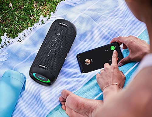 MIFA A90 Caixas de Som Portáteis Bluetooth, Alto-falante Bluetooth portátil IPX7 à prova d'água, 60W Bass, Emparelhamento estéreo sem fio, Mic embutido, Suporte Micro SD, USB, AUX-in, USB-C Charing
