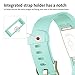 iGK Replacement Bands Compatible For Fitbit Charge 2 Bands, Adjustable Replacement Bands with Metal Clasp Compatible For Fitbit Charge 2 Wristbands Classic Edition Teal Small