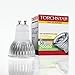 110V 4W GU10 LED Bulb - 3200K Warm White LED Spotlight - 50Watt Equivalent - 330 Lumen 45 Degree Beam Angle