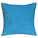Basumee Sequin Pillow with Insert, 16x16 in Magic Reversible Sequins Cushion for Home Décor (Aqua and Light Purple)