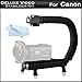Butterfly Professional Camera/Camcorder Action Stabilizing Handle for Canon VIXIA HF R700, HF R72, HF R70, Canon VIXIA HF R800 A KIT, HF R82, HF R80, HF G40, HF G30, HF G20 HD Camcorder