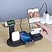 Wireless Charger 3 in 1 Wireless Charging Stand Apple Watch Fast Charging Station QI Wireless Charging Station Placement for Airpods Compatible with iPhone Xs XS MAX XR X 8 8Plus AirPods Apple Watch