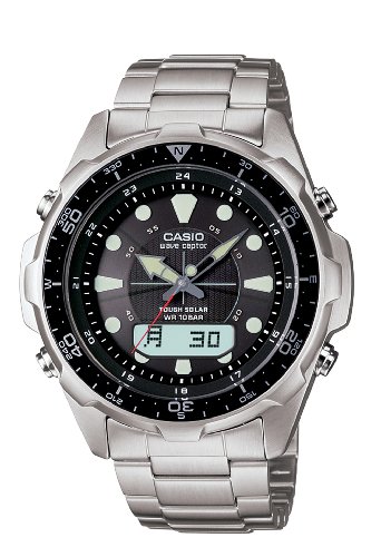 form 163 j for Tough Men's Atomic WVA320DJ Solar Waveceptor Casio 1E