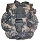 Official US Military MOLLE II Canteen Utility Pouch (ACU, MultiCam/OCP, Desert Camo/DCU)