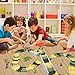 SnowCinda Toys for 4-5 Year Old Boys, 192 Pcs Dinosaur Toys Upgraded Race Car Flexible Track Jurassic World with 1 Trains&Car,1 Turntable,3 Mini Dinosaurs,Best Gift for Age 3-10 Year Old Boys/Girls