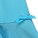 TiaoBug Girls' Sheer Ruffle Short Sleeve Tutu Skirted Ballet Dress Gymnastic Leotard for Dance/Ballet/Trainning Size 3-4 Blue