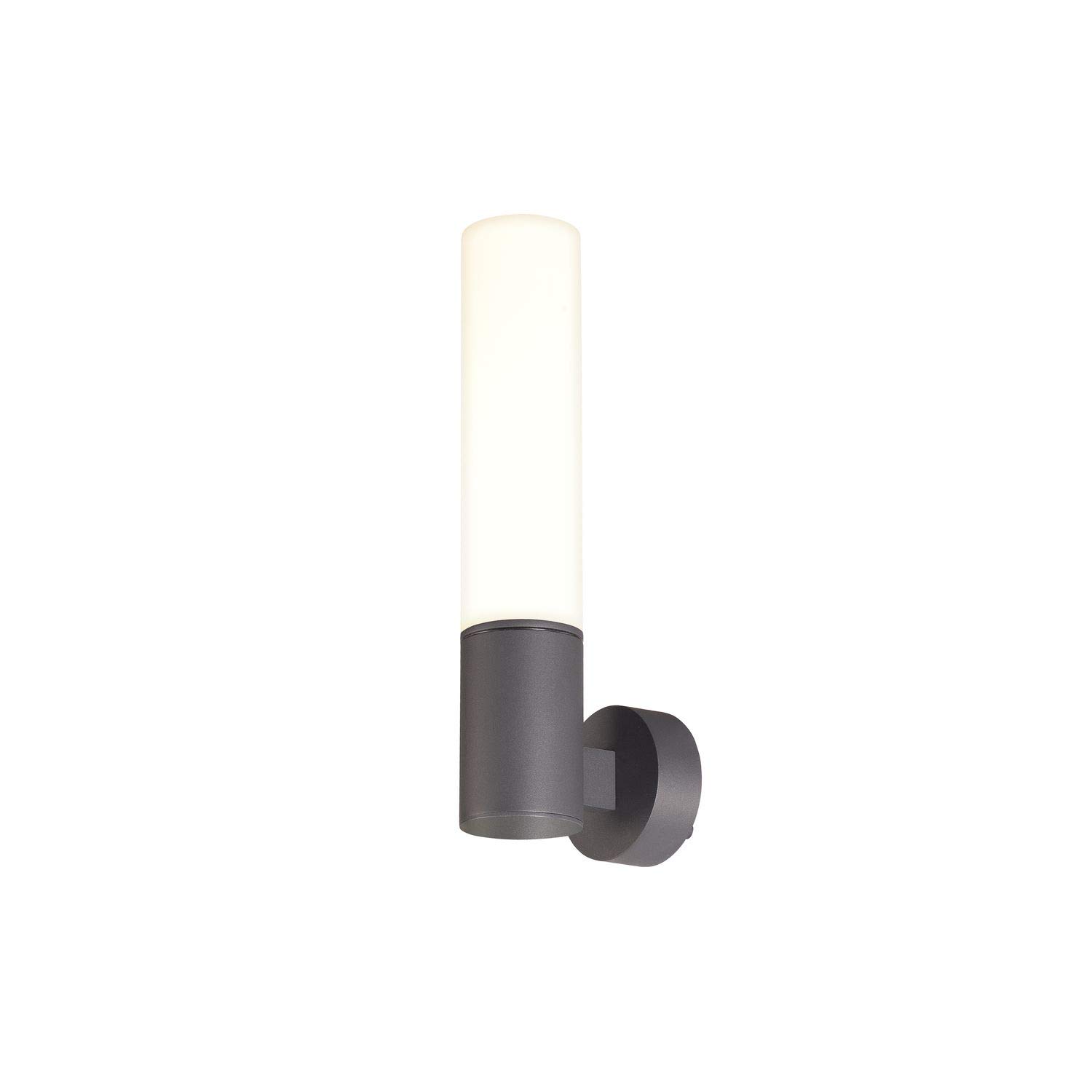 SLV Wall-Mounted Light APONI/Lighting for Walls, Paths, entrances, LED spot Outdoor, Surface-Mounted Light Outdoor, Garden lamp / IP65 3000K 8W 440lm Anthracite dimmable
