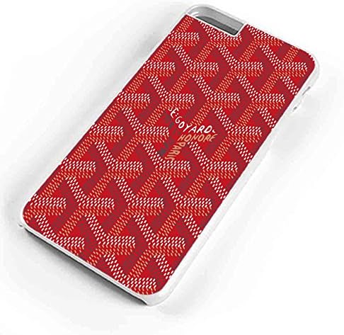 Goyard Red iPhone 6S Plus Case White