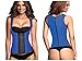 Ann Chery Womens Chaleco Contrast Trim Latex Core Waist Cincher