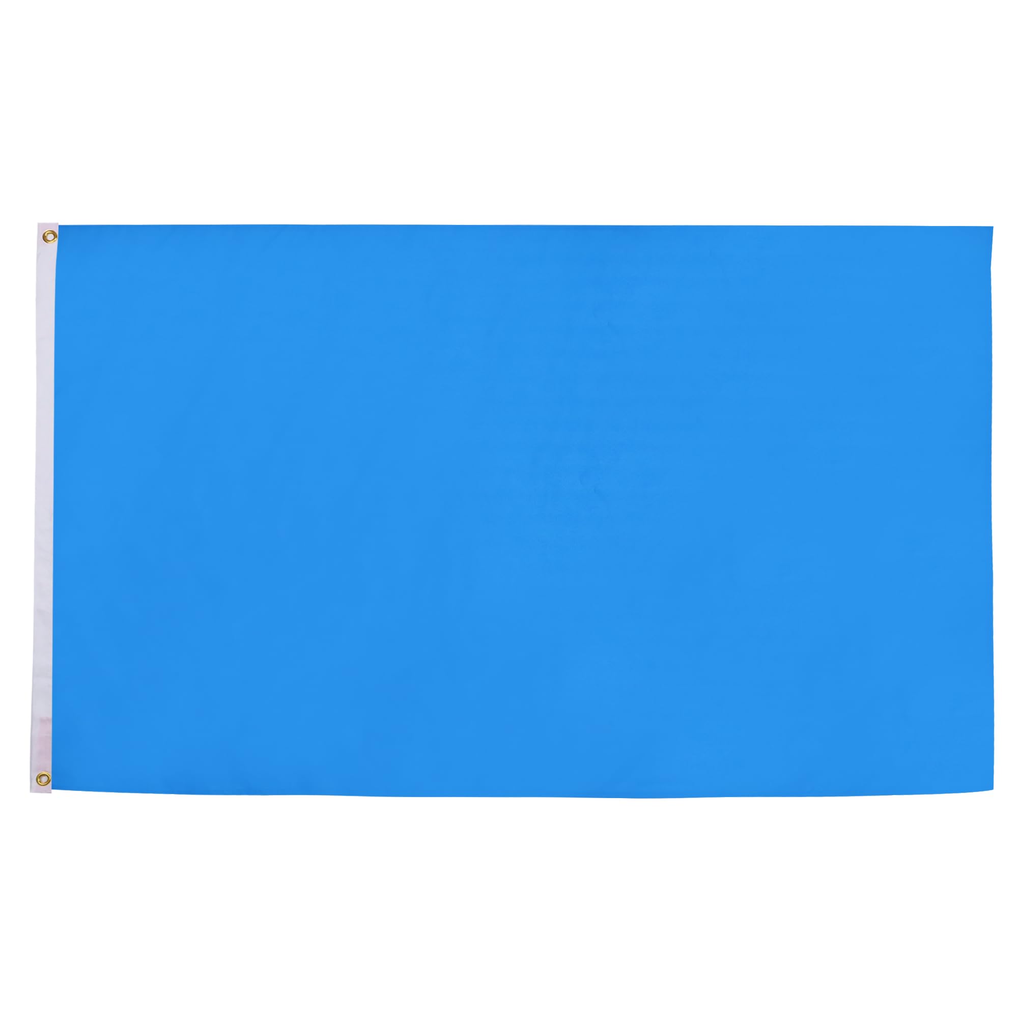 AZ FLAG - Plain Blue Flag - Large 5x8 Ft - 100D Polyester Blue Solid Color Big Banner with Two Metal Grommets - Fade Resistant - Vivid Colors - 5' x 8' Feet - 250x150 Cm — image 1