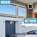 Frienda 360 Degree Adjustable Wall Mount Bracket and Silicone Protective Skin for Blink XT Indoor/Outdoor Security Camera (White, 1 Set)