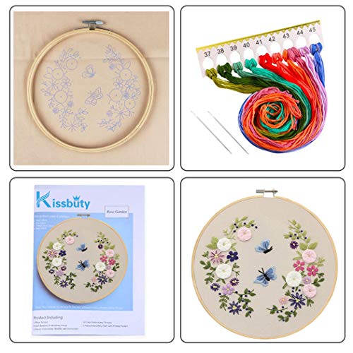 2 Embroidery+Starter+Kissbuty+Including+Butterfly