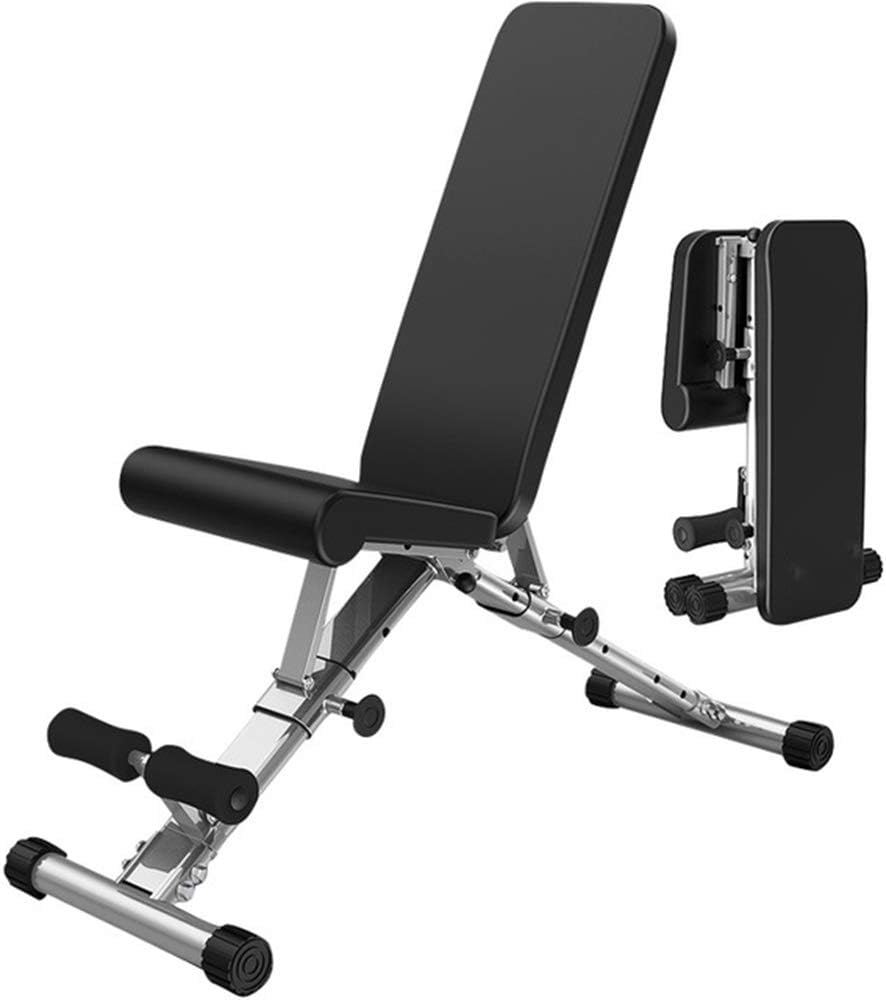 XinC Weight Bench,Workout Bench Bench Press Set Abdominal Trainers Ab Workout Machine Home Gym Strength Foldable Fitness Equipment Adjustable Bench