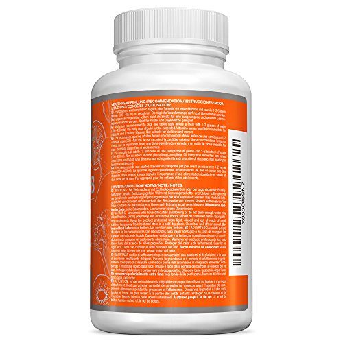 Vitamin B Complex Extra HIGH Strength 120 Tablets Vegan All B Vitamins