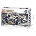Sluban Formula Racing Blocks F1 Bricks Toy - F1 Racing Light Blue Maintenance Station