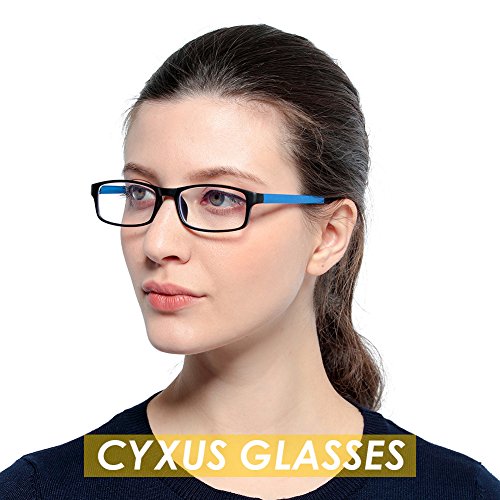 Cyxus-Blue-Light-Blocking-Lightweight-TR90-Glasses-for-Anti-Eye-Strain-Headache-Computer-Use-Eyewear-MenWomen-blue
