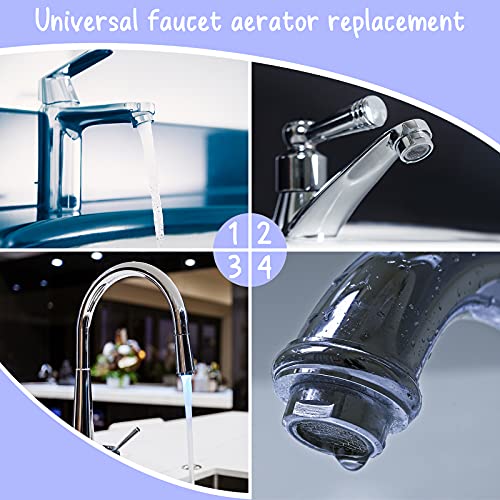 20 Sets Faucet Aerator with Gasket 2.2 GPM Flow Restrictor