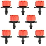 Wobe 100pcs Adjustable Irrigation Drippers, 360