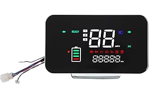 Minho 48V-72V Display Control Panel Digital Speedometer for Electric Scooter Bicycle E-Bike,Square Instrument