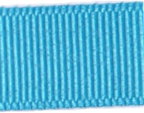 Jay Company 3/8 Inch Wide Solid Color Grosgrain Craft Sewing Ribbon Trim, 100 Yards, Variety of Colors Available (Turquoise)