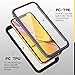 FITFORT iPhone XR Case Full Body Rugged Case with Built-in Touch Sensitive Anti-Scratch Screen Protector, Ultra Thin Clear Shock Drop Proof Impact Resist Extreme Durable Protective Cover