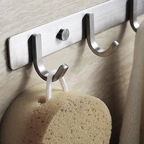 New Wall Mounted Clothes Hangers Clothes Towel Robe Holder Rack Kitchen Hooks