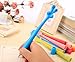 Funny Free Bending Hand Sign Ballpoint Pen/Student Gift Pen, 12pcs/Lot