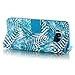Firefish Galaxy S8 Wallet Case, TPU [Slim Fit] Magnetic Closure Case Folio Flip Kickstand Card Slots Holder Cover[Wrist Strap] Cash Full-Body Protective Cover for Samsung Galaxy S8 (5.8 Inch)-Leaves