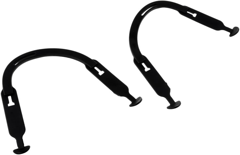 LoveinDIY 2 Pcs Durable Nylon Hockey Replacement Ear Loops/Ear Slings - Black : Sports & Outdoors