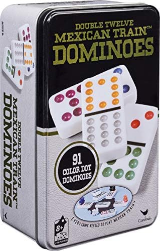 Cardinal Double 12 Color Dot Dominoes 