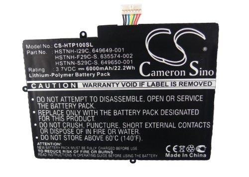 Replacement Battery for HP TouchPad 10 Part NO HP635574-001 635574-002 649649-001 649650-001 HSTNH-F29C-S HSTNH-I29C HSTNN-S29C-S - Thumbnail 4