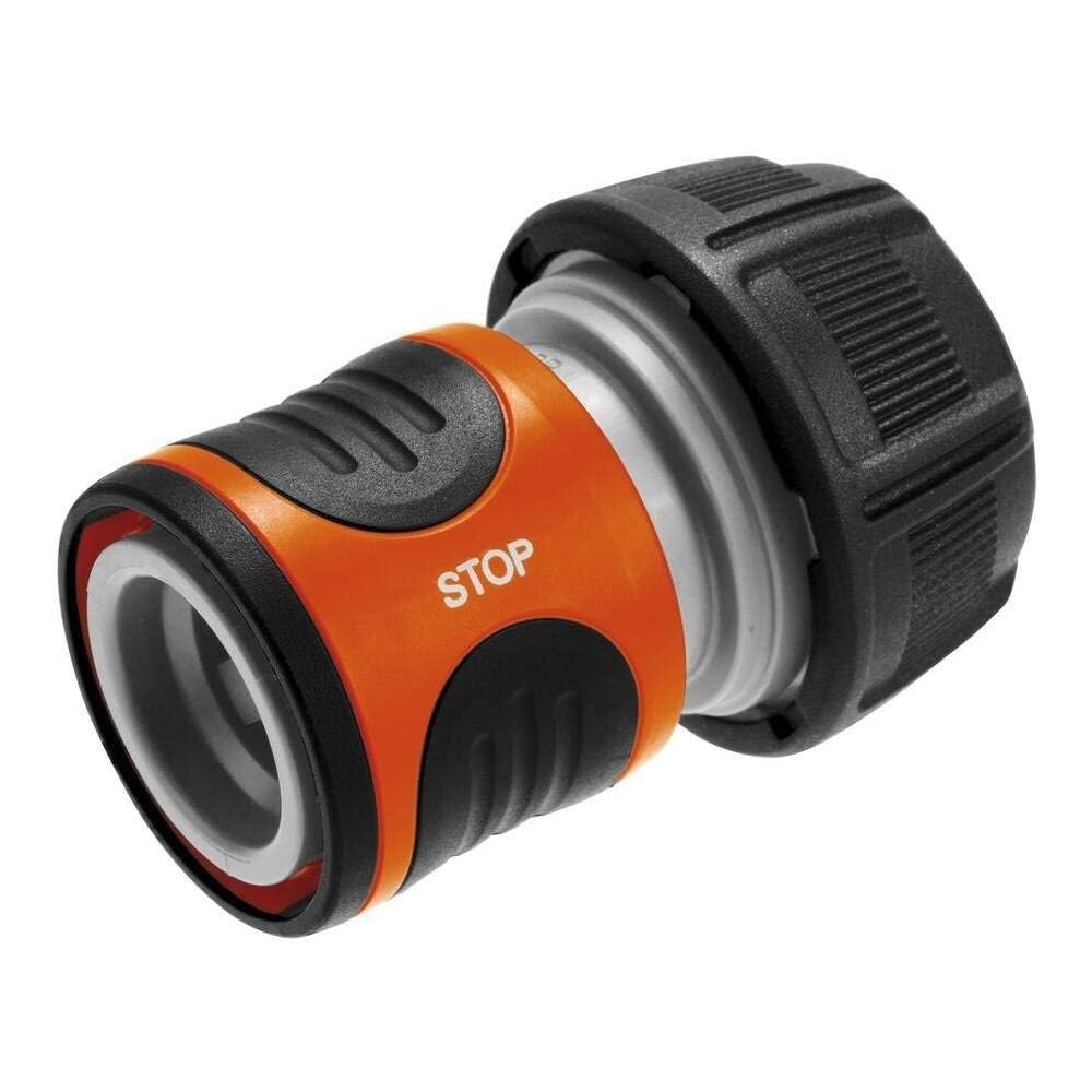 Gardena Conector Stop Para manguera de Ø int. 19 mm. En caja lista para vender. A granel con EAN.