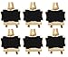 Miraclekoo Mini Chalkboards Place Cards with Easel for Wedding, Parties, Table Top Numbers, Food Signs, Decorating Signs,Message Board Signs,Set of 6