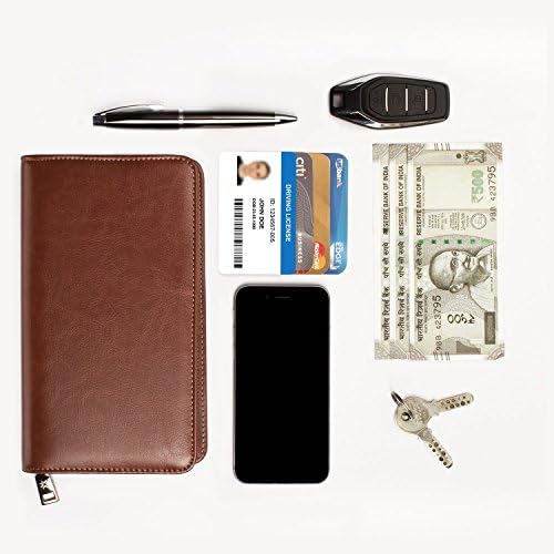 Long Zip Around Wallet with 3500 mAh Powerbank