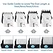 YIHONG Pet Clippers, Professional Cordless Electric Dog Clippers Rechargeable Dog Hair Clippers Low Noise Pet Trimmers Grooming Trimming Kit Tool Set (White)