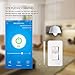 Smart WI-FI Light Switch-[2018Upgraded]- Wireless Dimmer Switch Works with Alexa and Google Assistant, Control Anywhere with Phone APP, No Hub Required, Timing Function, Easy In-Wall Installation