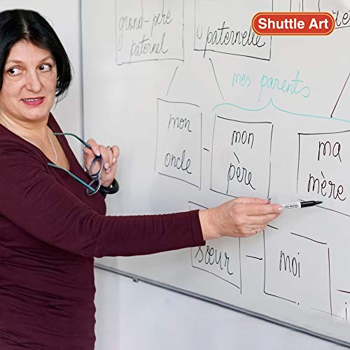Dry Erase Markers, Shuttle Art 15 Pack Black Whiteboard