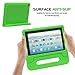 MoKo Case for Amazon Fire HD 10 Tablet (5th/7th Generation, 2015/2017 Release), Kids Shock Proof Convertible Handle Light Weight Super Protective Stand Cover Case for Fire HD 10.1 Inch Tablet, Green