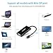 Mini Displayport to HDMI :Thunderbolt to HDMI Cable Adapter,Mini DP to HDMI DVI VGA Cable Adapter 3 in 1 Compatible for Mac, 2015 MacBook Pro Air, iMac, Surface Pro3 Pro4, Google Chromebook, PC, Black