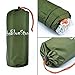 theBlueStone Ripstop Hammock Rain Fly Rain Tarp Shelter in 10 x 10 FT for Canopy Hammock Outdoor Camping Essential(Army Green)