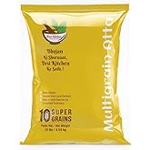 Desi Kitchen Multigrain (10 Super Grains) Wheat Flour (Chakki Atta) 10lbs