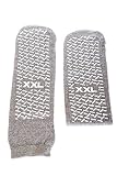 SPECIAL PACK OF 3-Slipper Socks; XXL Grey Pair