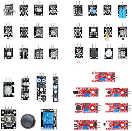 PanGuiot Sensors Modules Kit with UNO R3 and Tutorial for Arduino (37 in 1)