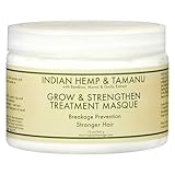 Nubian Heritage Indian Hemp and Tamanu Grow and Strengthen Treatment Hair Masque, 10 Ounce