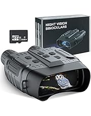 Night Vision Binoculars Goggles for Hunting - Ruaiok 1280P 984ft 7-Gear Digital Infrared Night Vision Binoculars for Complete Darkness, 3" Large Screen with 32G TF Card for Full HD Photos and Video