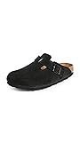 Birkenstock Unisex Boston Soft Footbed, Black