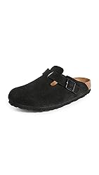 Birkenstock Unisex Boston Soft Footbed, Black