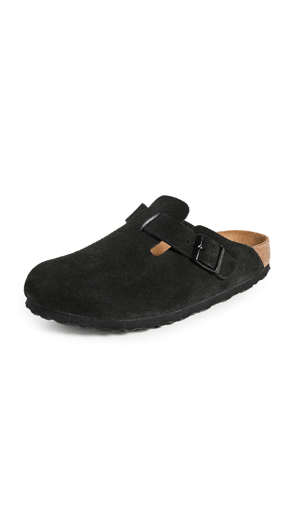 Birkenstock Unisex Boston Soft Footbed, Black